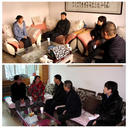 建設(shè)集團(tuán)聯(lián)合黨委副書記、紀(jì)委書記、工會(huì)主席侯本英為銅煤公司困難職工送來冬日溫暖