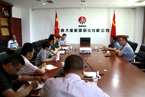 寧興剛、王明智赴陜煤建設公司檢查督導工作