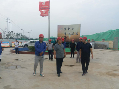 公司領(lǐng)導寧興剛赴咸陽分公司施工一線檢查指導工作
