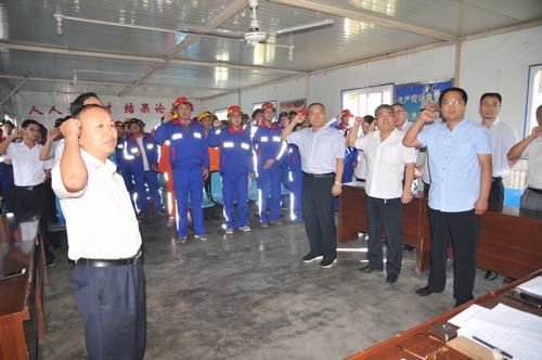 陜煤建設(shè)掘進公司：打造“掘進鐵軍”誓師會定目標(biāo) 鼓士氣 提信心