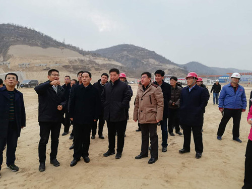 陜西省國資委、陜煤集團領(lǐng)導(dǎo)蒞臨天工公司項目檢查工作