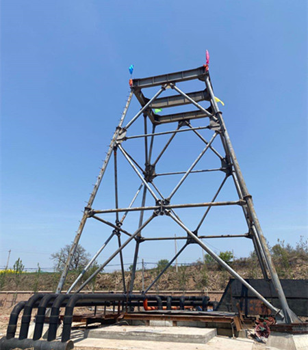 陜煤建設(shè)機電安裝公司:彬長小莊礦進風(fēng)立井管路安裝工程施工正酣