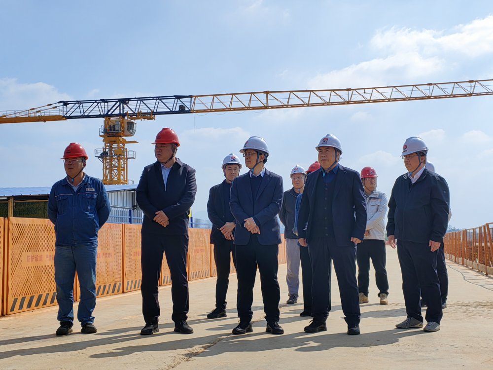 省紀委監(jiān)委駐陜煤集團紀檢監(jiān)察組組長、集團黨委委員、紀委書記閆恒光一行深入陜煤汨羅電廠項目調(diào)研指導工作